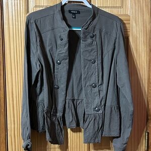 Torrid Women's Light Brown/ Taupe Utility Jacket - Size 1
